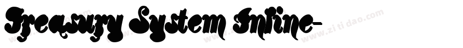 Treasury System Inline字体转换